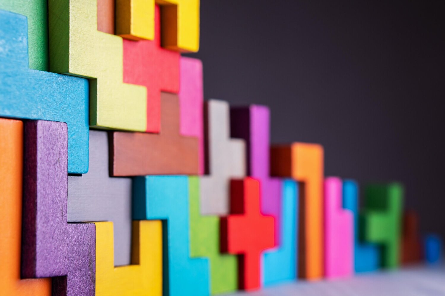 Colorful building blocks
