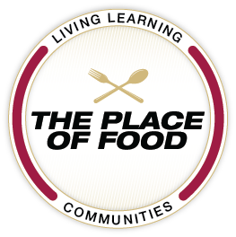 Living and Learning Communities - Place of Food Logo