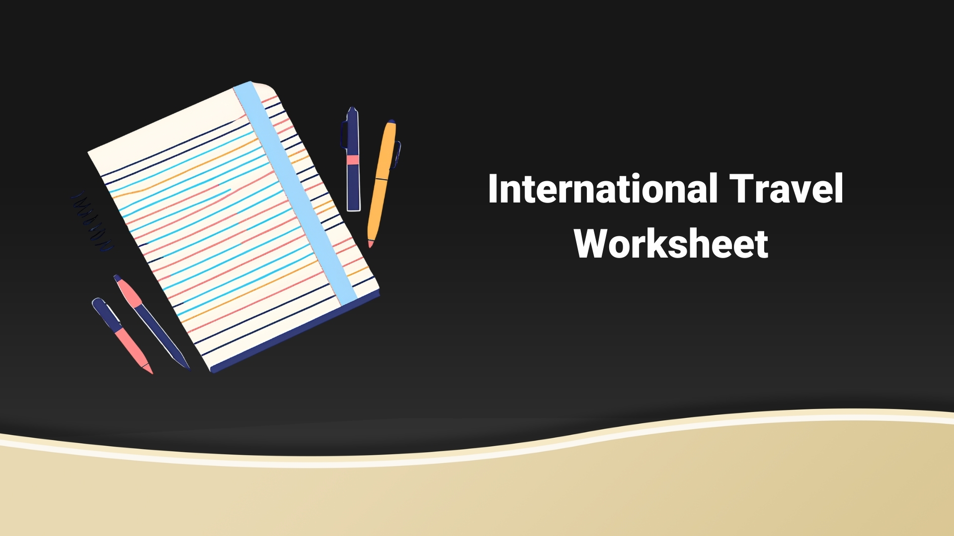International Travel Worksheet