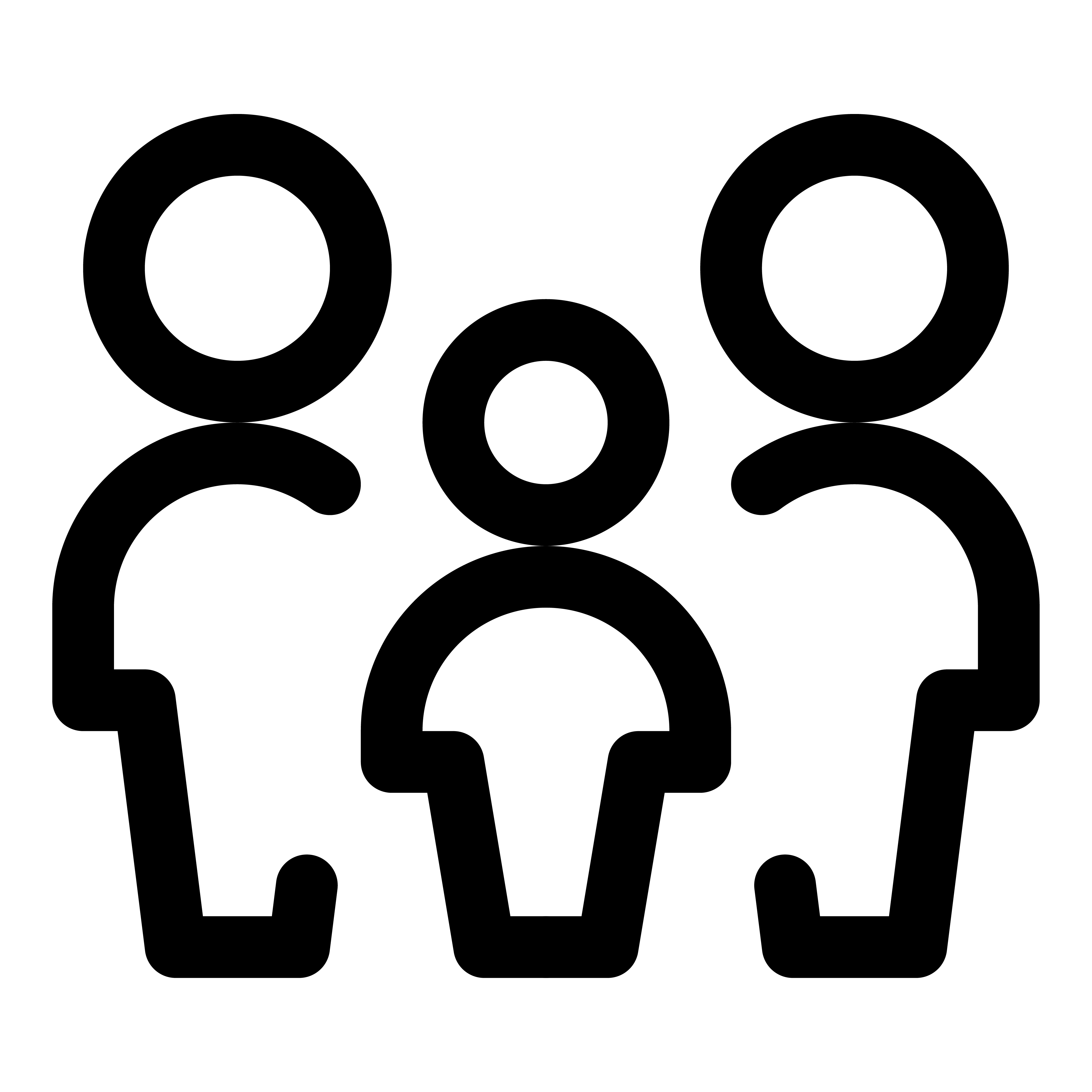 Icon of a family of figures