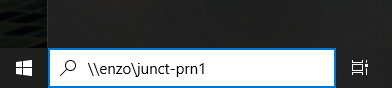 Image of the printer name